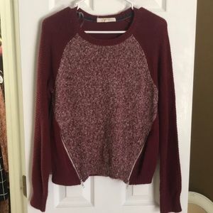 Red long sleeve top